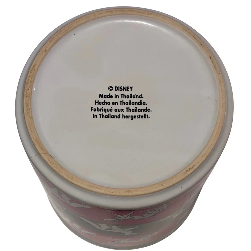 Disney Kanine Krunchies Dog Treat Jar OS Red Black Excellent 101 Dalmatians